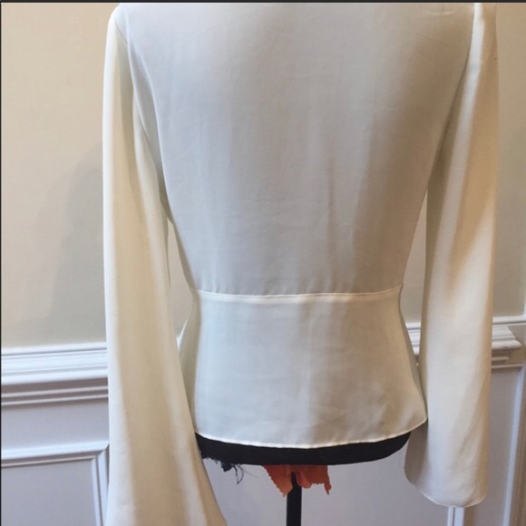 Elizabeth and James Ivory Wrap Blouse - Picture 2 of 4
